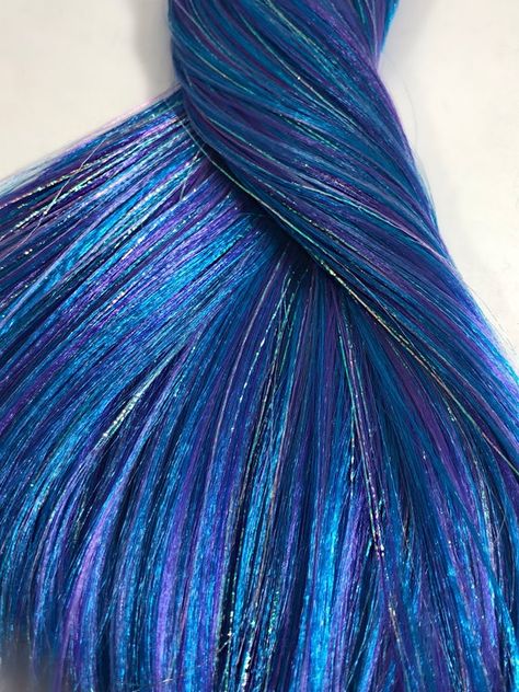 Fairy Hairstyles, Baylage Hair, Haircut Tip, Purple Holographic, Wig Collection, Hairstyles Aesthetic, Galaxy Hair, Creative Hair Color, Hair Tinsel