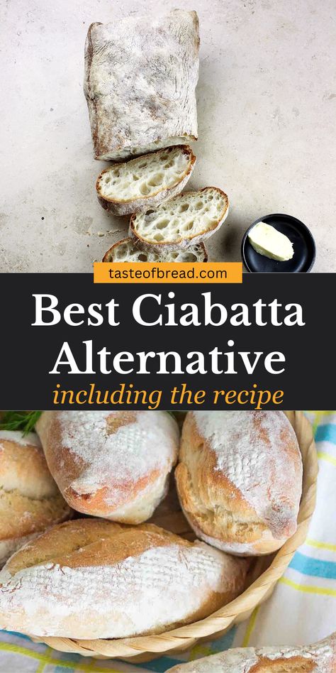 Ciabatta and Ciriola Romana bread on a table Bread Types, Ciabatta Bread Recipe, Bread Stick, Type Of Bread, Rustic Bread, Ciabatta Bread, Types Of Bread, If You Love, Bread Recipes