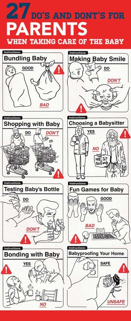 Instructions for first-time parents about how to handle the baby. Baby Quotes Pregnancy, Baby Handling, Taking Care Of Baby, Book Guide, Quotes Humor, First Time Parents, Dos And Don'ts, 웃긴 사진, Baby Supplies