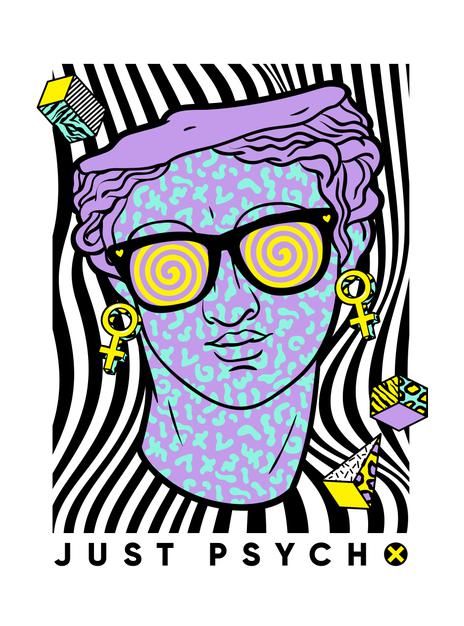 Trendy Printed T Shirts, Graphic T-shirt Design, T Shirt Design Ideas Art, Acid Design, High Illustration, Sculpture Illustration, T Shirt Design Illustration, T Shirt Illustration, T-shirt Design Illustration