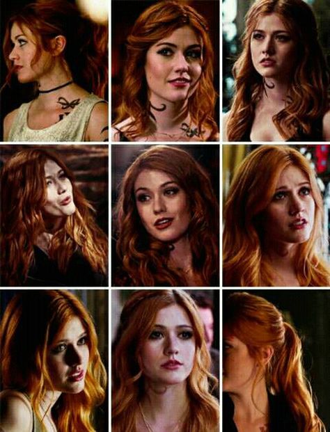 Clary's hair s1/s2 Clary Fray Hair, Clary Fray Outfit, Clary Fairchild, Oliver And Felicity, Clary Fray, Veronica Roth, Katherine Mcnamara, City Of Bones, Redhead Beauty