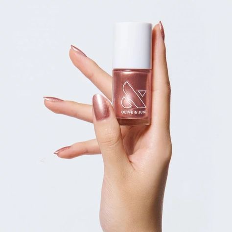 4 Best Nail Polish Color Trends For Fall 2020 | POPSUGAR Beauty 2020 Nail Trends, Nail Polish Colors Winter, Rose Gold Nail Polish, Winter Nail Polish, Pink Nail Colors, Gold Nail Polish, Nail Color Trends, Spring Nail Trends, Olive And June