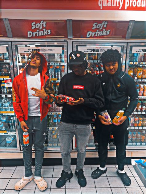 Soft Drinks, Gas Station, Crew Neck