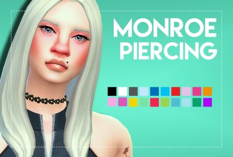 Simsworkshop: Monroe Piercing • Sims 4 Downloads 2000's Hairstyles, Ts4 Mod, Ts4 Accessories, 4 Piercings, 2000s Hairstyles, Monroe Piercing, Ts4 Clothes, Cc Shopping, Sims 4 Piercings