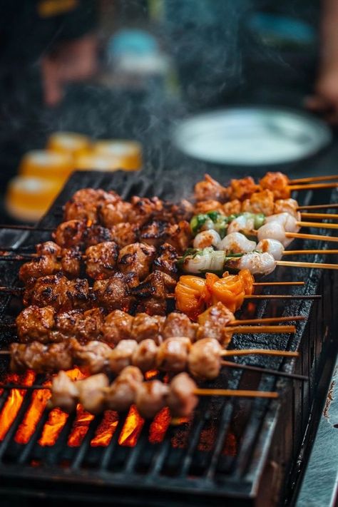 "🍜🌶️ Dive into a street food adventure in Bangkok! Taste the best of Thai cuisine with vibrant flavors and unique dishes. 🥢🍲 #BangkokStreetFood #ThaiCuisine #FoodAdventure" Taiwan Street Food, Thai Food Photography, Food Collage, Street Shoot, Bangkok Food, Unique Dishes, Asian Street Food, Thai Street Food, Food Street