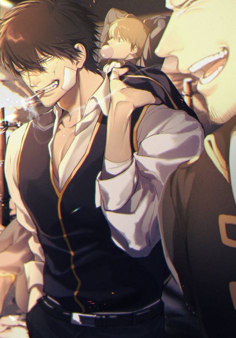 Hijikata Fanart, Toshiro Hijikata, Hijikata Toshiro, Gin Tama, Cool Anime Wallpapers, Handsome Anime Guys, Handsome Anime, Artist Names, Anime Wallpaper