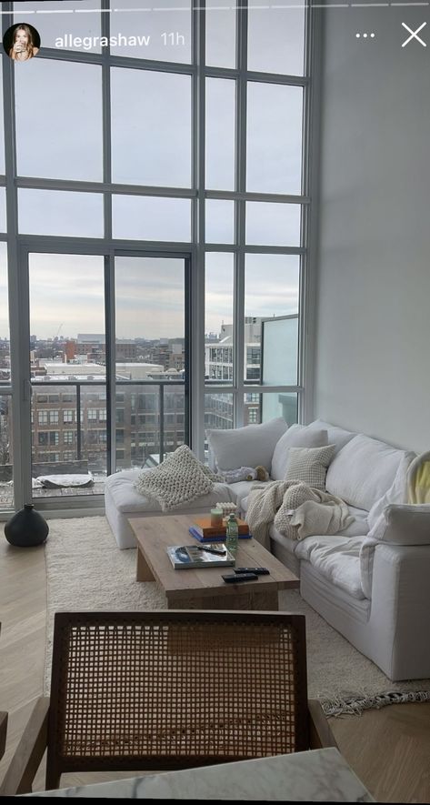 Toronto Aesthetic Apartment, Toronto Condo Aesthetic, Toronto Apartment Aesthetic, Apartment Toronto, New York Living Room, Allegra Shaw, New York Living, Toronto Apartment, Dream Flat