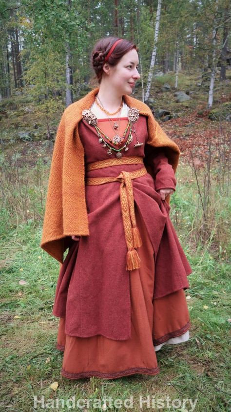 Viking Style Clothing, Viking Outfit, Viking Apron Dress, Norse Clothing, Celtic Clothing, Viking Garb, Medieval Garb, Viking Dress, Viking Costume