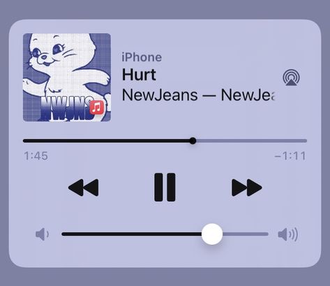 New Jeans Spotify Widget, Omg Newjeans Spotify, Newjeans Playlist, Newjeans Journal, Newjeans Widgets, Lyrics Header, Hurt Lyrics, Iphone Music Player, Newjeans Core