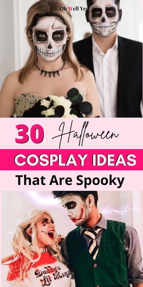 Here are 30 Spooky couple costume ideas for Halloween if you are in search for some ideas, Halloween couple costumes that are too creative, Halloween couple costumes that are funny, Scary Halloween Costume ideas for couple, Stunning Halloween costumes for couples Couples Zombie Costumes Diy, Diy Halloween Costumes For Couples Scary, Spooky Couples Costumes For Halloween, Horror Costumes For Couples, Priest And Nun Costume Couple Halloween, Spooky Costumes Couple, Best Scary Couples Costumes, Awesome Halloween Costumes For Couples, Couples Spooky Halloween Costumes