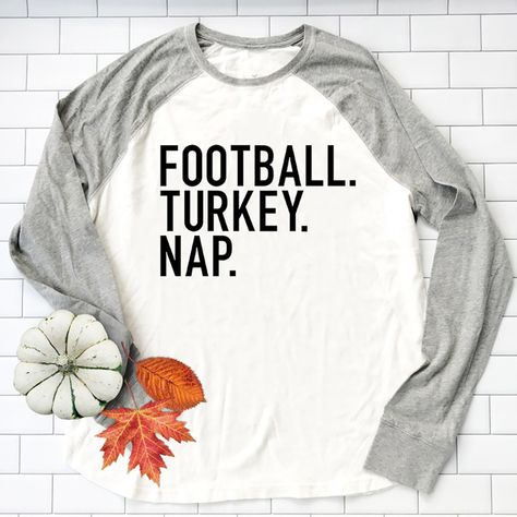 Cricut Thanksgiving Shirts, Thanksgiving Shirt Ideas, The Best Thanksgiving Turkey, Cricut Thanksgiving, Holiday Shirt Ideas, Shirt Makeover, Thanksgiving Football, Turkey Football, Thanksgiving Napkins