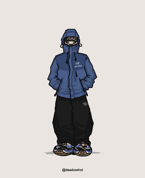 Streetwear Character Design, Streetwear Fashion Drawing, Streetwear Fashion Illustration, Graffiti Character, Easy Graffiti, Streetwear Art, Cartoon Style Drawing, Graffiti Style Art, Comic Style Art