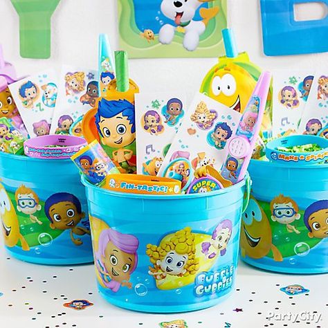 Bubble Guppies Themed Birthday Party, Bubble Guppies Birthday Theme, Bubble Guppies Party Ideas, Birthday Themes For Girls, Bubble Guppies Theme, Party Themes For Girls, Bubble Guppies Birthday Party, 100 Birthday, Bubble Guppies Party