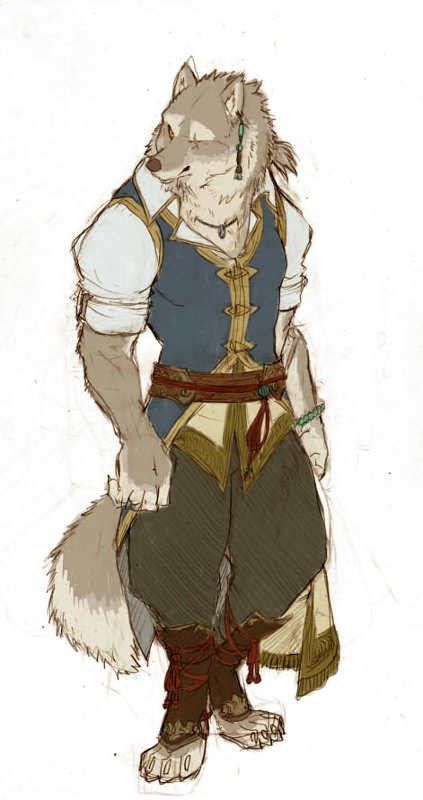 Male: Wolf/ Mercenary Wolf Character Design Male, Wolf Humanoid, Anthropomorphic Wolf, Werewolf Design, Anthro Wolf, Illustration Fantasy, Werewolf Art, Dungeons And Dragons Characters, A Wolf