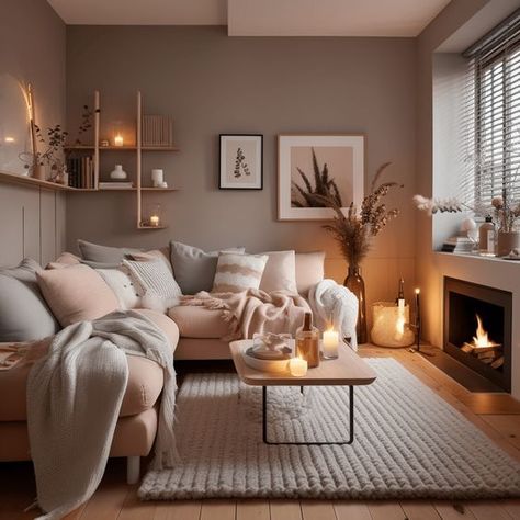 Condo Living Room, Style Salon, Apartment Decorating On A Budget, Apartment Living Room Design, Cosy Room, Cosy Living Room, Living Room Trends, Home Design Living Room, Living Room Remodel