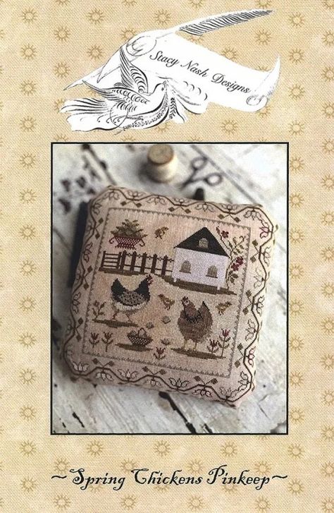 Gallery.ru / Photo #182 - Diverses primitives 3 - BelleBlue Chicken Cross Stitch, Cross Stitch Gallery, Cross Stitch Sampler Patterns, Primitive Pumpkin, Needlework Shops, Antique Samplers, Animal Crackers, Cross Stitch Samplers, Stitch Art