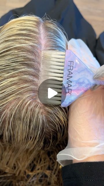 Kristen Cafero on Instagram: "✨SOUND ON✨ @schwarzkopfusa BLONDME Base Breakers are perfect if you’ve ever wanted to try base breaking but are nervous! They have built in tonal control that help prevent warmth. Have you tried them?! @behindthechair_com @thebtcteam @cosmoprofbeauty #behindthechair #thebtcteam #schwarzkopfusa #salonory #cosmoprofbeauty #basebreak #blondme @oneshothairawards #btconeshot2024_colorvideo #oneshothairawards" Base Breaker On Dark Hair, Base Break Blonde, Fall Hair Cuts, Fall Hair Color For Brunettes, Hair Color Techniques, Shot Hair Styles, Color Techniques, Fall Hair Color, Fall Hair Colors