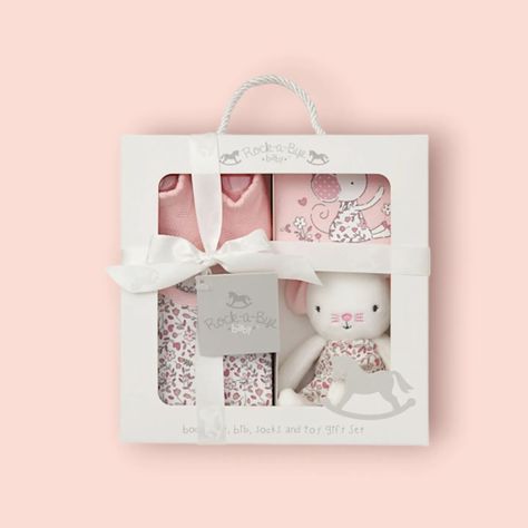 "✨ Introducing our luxurious 4 Piece Boxed Gift Set for baby girls! 👶🎁 Indulge in pure comfort with our soft toy, bib, socks, and bodysuit, all crafted from premium cotton. Perfectly sized for 0-3 months, it's the ultimate gift for your little princess. 💖 #BabyGirl #LuxuryGift #NewArrival #BabyFashion #CottonComfort #PerfectGift #0to3Months #AdorableEssentials" #alexandriasbabyboutique #newrybabyboutique #designerkidsfashion #kidsclothes #newborn #newborngift Fashion Design For Kids, The Ultimate Gift, Baby Boutique, All Craft, Newborn Gifts, Little Princess, Soft Toy, Baby Fashion, Gift Set