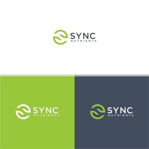 Designs | Logo design SYNC Nutrients - Serious Nutritional Supplements | Logo & brand guide contest Sync Logo, Nutrition Logo, Brand Guide, New Logo, Professional Logo, Logo Ideas, Typography Logo, Nutritional Supplements, Logo Inspiration