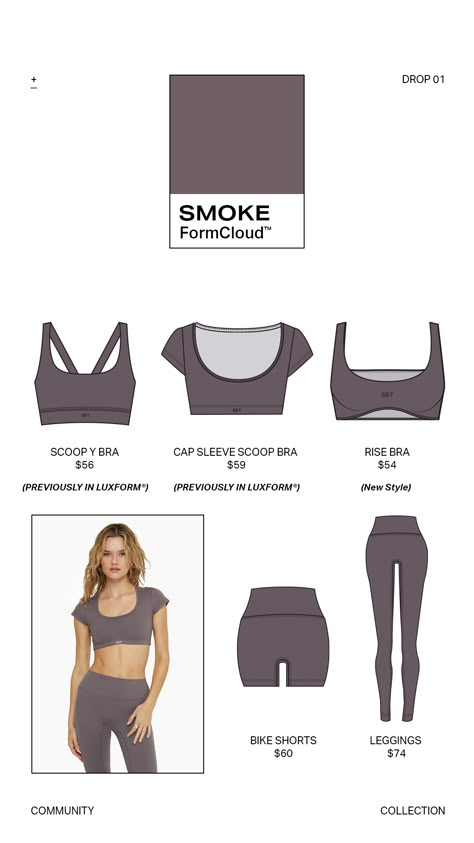 Active Wear Sketches, Sportswear Aesthetic, Workout Outfits Aesthetic, Gym Fashion Women, Luxury Graphic Design, Athleisure Inspiration, Athleisure Outfits Summer, Brand Inspiration Board, Womens Active Wear Outfits