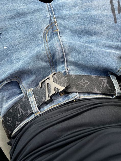 Louis Vuitton Belt Outfit Mens, Lv Belt Men Outfit, Lv Belt Outfit, Louis Vuitton Belt Outfit, Lv Belt Men, Men Belt Outfit, Louis Vuitton Belt Mens, Mammon Aesthetic, Hobi Aesthetic