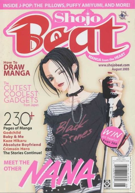 Manga Magazine, Nana Anime, Images Hello Kitty, Nana Manga, Nana Osaki, Series Poster, Japanese Poster Design, Japanese Poster, Anime Wall Art