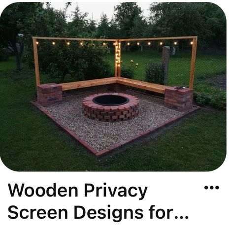 Patio Backyard Ideas Small Yards, Backyard Hangout Area, Diy Backyard Ideas, Unique Outdoor Spaces, Easy Fire Pit, Patio Grande, Diy Backyard Patio, Outdoor Fire Pit Designs, Backyard Area