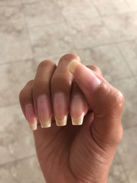 Nail Manifestation, Square Natural Nails, Health Nails, Nails Shapes, Natural Nails Manicure, Long Natural Nails, Natural Acrylic Nails, Fall Gel Nails, Nails Natural