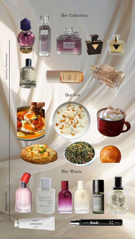 #perfumecollection #fragrance #scent #missdior #dior #ysl #phlur #glossier #commodity #lelabo #byredo #diptyque #hotcoco #collage Diptyque Perfume, Hot Coco, Perfume Lover, Miss Dior, Perfume Collection, Skin Care Routine, Mango, Dior, Skin Care