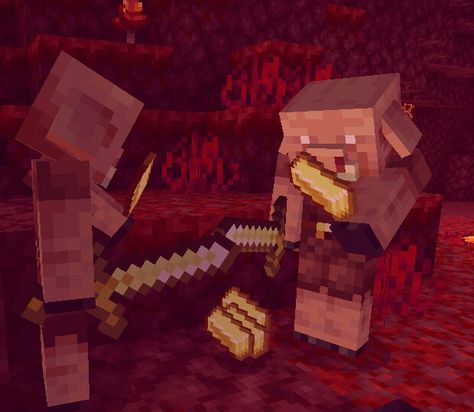 Nether Aesthetic, Piglin Minecraft, Alan Becker, Oc Ideas, Future Boyfriend, Minecraft, The Past, Building