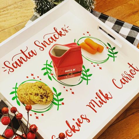 Santa Kids Crafts, Santa Cookie Plate, Xmas Images, Santa Tray, Santa Snacks, Santa Key, Cookies For Santa Plate, Santa Cookie, Cookie Plate