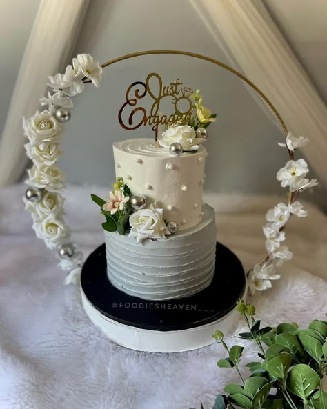 16 Unique Engagement Cake Ideas For A Memorable Engagement Party. Cake For Engagement Unique, Roka Ceremony Cake Design, Simple Engagement Cake Designs Unique, Engagement Cakes Simple, Wedding Cake Designs Simple 1 Tier, Cake Design For Engagement, Engagement Cake Designs Classy, Engagement Cake Designs Simple, Unique Engagement Cake