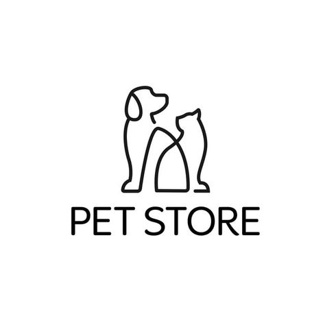 Pet Branding, Cat Logo Design, Dog Logo Design, Clinic Logo, Logo Animal, Online Logo Design, Pet Clinic, Pet Logo Design, Care Logo