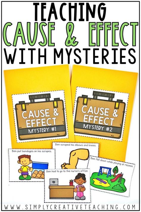 Mystery Activities, Cause And Effect Activities, Matching Activities, Teaching Second Grade, Teaching Ela, Teaching First Grade, 2nd Grade Classroom, 2nd Grade Reading, Teacher Resume