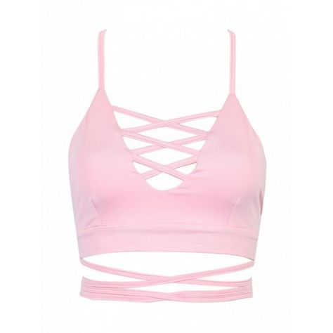 Choies Pink Lattice Strappy Back Cross Crop Top ($13) ❤ liked on Polyvore featuring tops, crop top, shirts, pink, strappy top, strap shirt, strap crop top and pink top Pink Shirt Outfit, Strappy Shirt, Cross Crop Top, Pink Shirts, Shirts Crop, Cropped Shirts, Strappy Crop Top, Polyester Shirt, Strap Crop Top