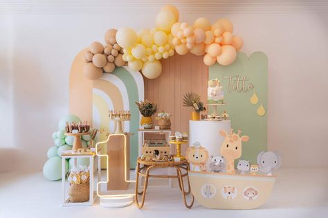 Noah Ark Theme Birthday, Noahs Ark Party Theme, Noah Ark Cake Ideas, Noah Ark Birthday Party Decoration, Noah Ark 1st Birthday, Noah’s Ark 1st Birthday Party, Noah Ark Birthday Party, Noah Ark Decorations Ideas, Noah's Ark Baby Shower Ideas