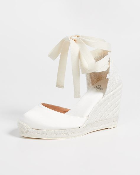 Wedding Espadrilles, Outdoor Wedding Shoes, Wedding Wedges, White Espadrilles, Wedge Wedding Shoes, Fun Wedding Shoes, Espadrilles Style, White Wedges, White Wedding Shoes