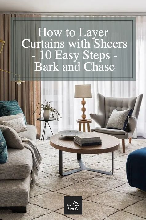 Layering curtains with sheers has become increasingly popular in recent years for both aesthetics and practicality. Sheers are light and airy by themselves, but when layered with heavy drapes and other fabrics, they can create a unique look that is appealing and bring a whole new level of functionality to a room. Natural lighting is very important in any room, so they can be tailored differently based on the amount of light someone wants to let into the room or the overall look of the space. Sheer Curtains With Drapes, Light And Airy Living Room Curtains, Curtains Living Room Large Window, Curtains And Sheers Living Room, Sheer And Solid Curtains Together, Living Room Curtains With Sheers, Double Drapes Curtains, Double Curtains Living Room Modern, Curtains With Sheers Living Room