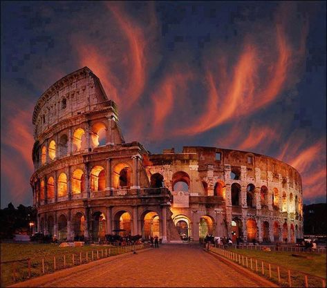 Colosseum in Rome, Italy Rome Italy Colosseum, Rome Aesthetic, Colosseum Rome, Earth Pictures, Italy Rome, Rome Travel, Beautiful Places In The World, Best Places To Travel, Ancient Rome