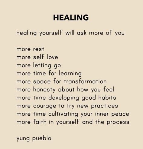 Healing | #quoted Healing Yourself, Vie Motivation, Positive Self Affirmations, Mental And Emotional Health, Self Care Activities, New Energy, Healing Journey, Better Me, Emotional Health