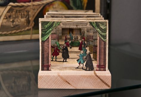 Paper poetry: The colorful world of vintage pop-up, A Tunnel book from about 1730 with hand-colored intaglio illustrations Tunnel Book, Paper Theatre, Toy Theatre, Paper Engineering, Paper Pop, Marcel Duchamp, Pop Up Book, Paper Cut Art, Handmade Books