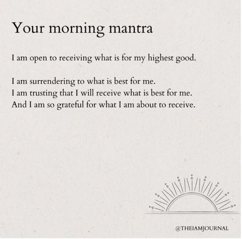 Morning Intention Quotes, Monday Morning Mantra, New Month Mantra, Breath Quotes, Morning Intentions, Mindful Habits, Morning Mantras, Intention Quotes, Mantra For Good Health