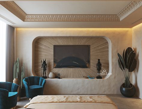 https://www.behance.net/gallery/110320157/CLEOPATRA-SUITE?tracking_source=project_owner_other_projects Modern Pharaonic Interior Design, Pharaonic Interior Design, Egyptian Bedroom Ideas, Egyptian Interior Design, Emerald Green Theme, Egyptian Interior, Egyptian Bedroom, Hotel Room Design Plan, Egyptian Furniture