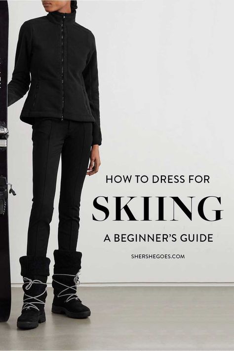 Ski Trip Packing List St Moritz Aesthetic Outfit, Ladies Ski Outfits, 2023 Ski Outfits, Ski Looks For Women, Womens Ski Outfits 2022, Ski Evening Outfit, What To Wear In Snow Cold Weather, Ski Pants For Women, Base Layer Women Ski