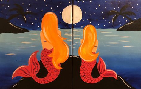 Mommy And Me Painting Ideas, Mommy And Me Painting, Couples Paintings, Otter Painting, Pottery Factory, Kid Diy, Kids Canvas Painting, Painting With A Twist, Whale Painting