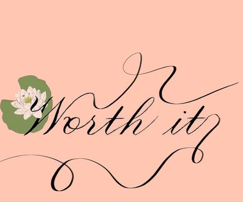 Worth It Tattoo, It Tattoo Ideas, It Tattoo, Calligraphy Tattoo, Drawing Tools, Tattoo Drawings, Worth It, Graphic Novel, Henna