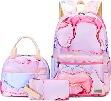 Girls Backpack, Backpack Set, Kids School Backpack, Lunch Tote Bag, Girl Backpacks School, Backpack For Teens, School Bags For Girls, Lunch Tote, Cute Backpacks