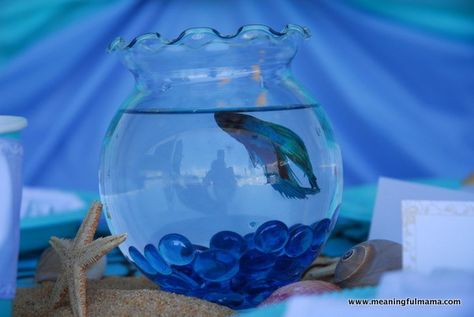 1-#mermaid party #decorating #under the sea-004 Adult Mermaid Party, The Little Mermaid Party, Under The Sea Decorations, 25th Birthday Parties, Shark Themed Birthday Party, Mermaid Party Decorations, Party Table Settings, Sea Decor, Under The Sea Theme