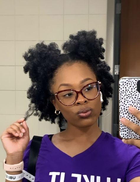 4c Two Puffs, Perm Rods Hairstyles, Two Puffs Half Up Half Down Natural Hair, Ways To Style 4c Natural Hair, Two Puffs, Half Up Half Down Hairstyle, Perm Rod Set, 4c Hair Care, Afro Puffs