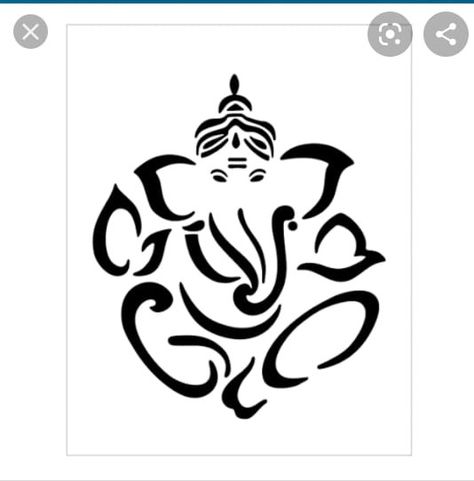 Ganesh Outline, Mdf Design, Ganesh Art Paintings, God Sticker, 3d Art Drawing, Ganesh Ji, Ganesh Art, Ganesha Painting, Bed Furniture Design